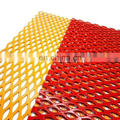 Architecture Materials Flattened Galvanized Expanded metal mesh