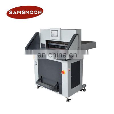 Samsmoon Hot Sale  Hydraulic Program Control Heavy Duty Guillotine Paper Cutting Machine Paper Cutter