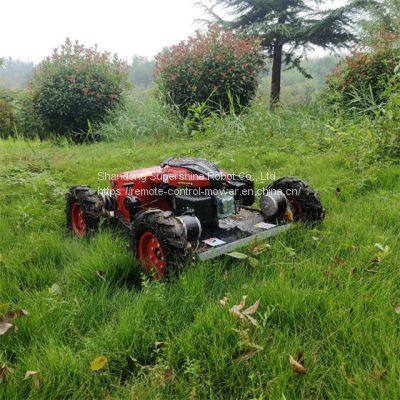 radio control mower, China remote control slope mower price, rc remote control lawn mower for sale