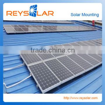 flat roof solar pv mount system roof hook for solar roof solar mounting frame