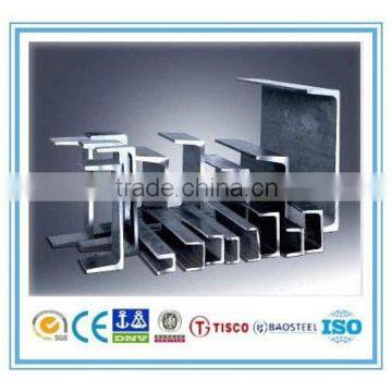 prime quality s31008 stainless steel channel steel