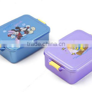 Colorful Cartoon Plastic Lunch Box