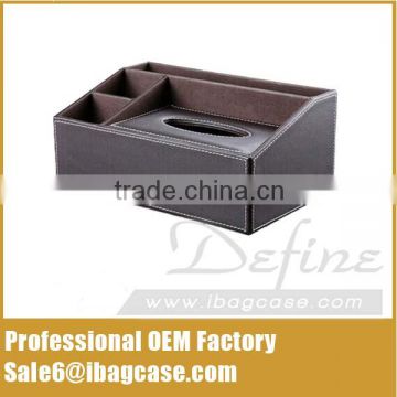 Multi-Functional Creative PU Leather Tissue Box Holder