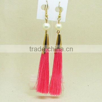 E3173 Fashion silk cord tassel earring