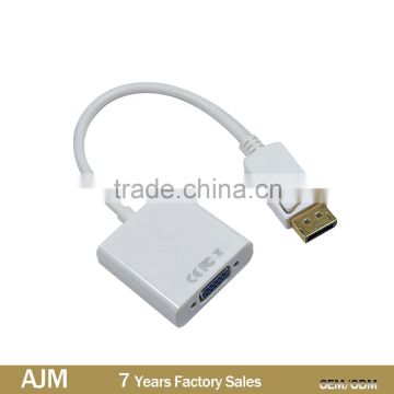 Displayport DP to VGA cable adapter for network cable