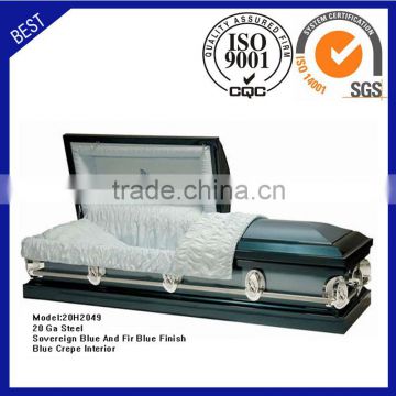 20H2049 funeral supply good quality cheap price coffin American steel casket