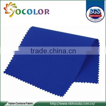2015 high nylon cordura fabric coated pu for army bag