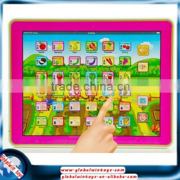 new learning pad gw-tys2921g-e english and chinese language educational toys funny animals cognition teaching for kids
