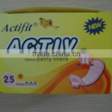 Ultra-thin Anion Panty Liner 155mm OEM