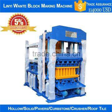 QT4-15c low investment hydraulic pressure cement brick block machine                        
                                                                                Supplier's Choice