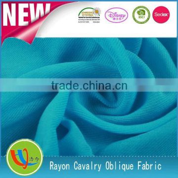 2014 China Rayon Cavalry twill fabric