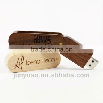custom gifts wood twist thumbdrive 4gb