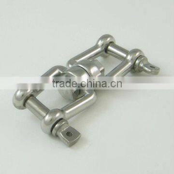 Stainless steel jaw to jaw swivel