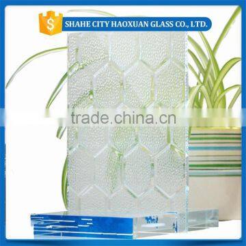 Super clear decorative pattern glass