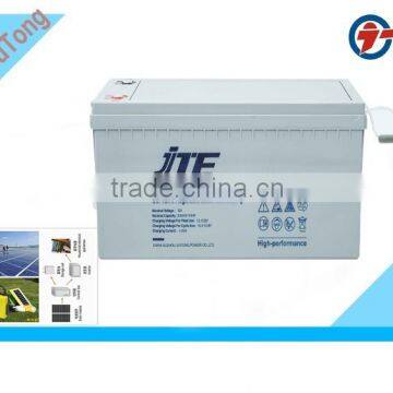 12V200AH gel deep cycle solar power storage battery