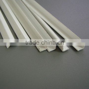 Right angle L shape ABS plastic tube material for architectural model making