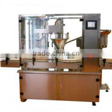 vial filling and sealing machine for powder