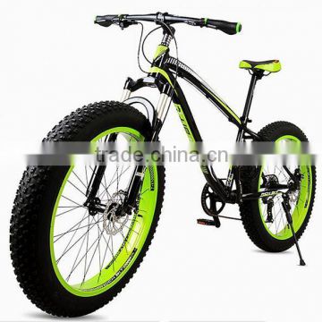 26"inch 8sp aluminum frame mountain bike with fat bicycle aluminum crankset fat bike in bicycle frame