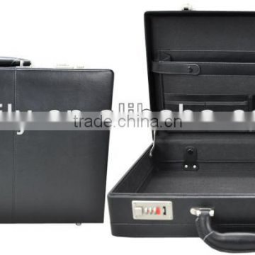 Leather briefcase with secret compartment china supplier X8006S130006