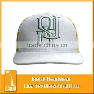 High quality 3D embroidery flat custom baseball cap