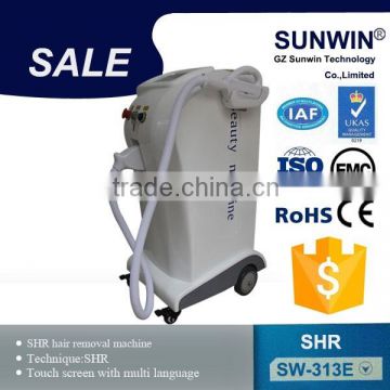 SW-313E manufacture super hair removal machine SHR OPT hair removal machine