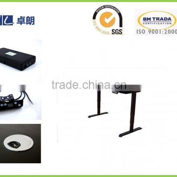 MDF furniture height adjustable office table