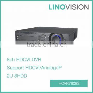 8CH Tribird 1080P 2U 8SATA HDCVI DVR, Support HDCVI/Analog/IP