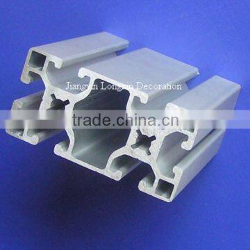 silver sandblasting alulminum industrial profile