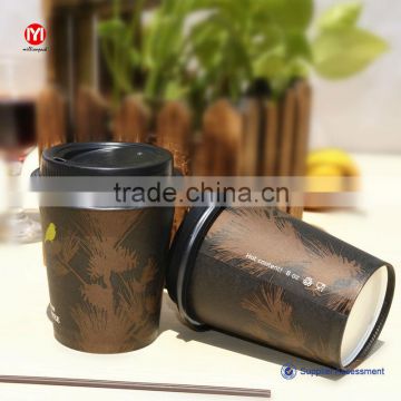 Good environment/custom printed Chinese kraft coffee paper cup