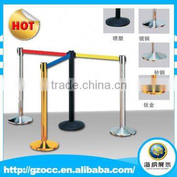 Custom maintain order retractable barrier tape