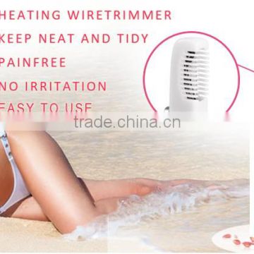 Electric potable intim hair shaver with Heating Wire Lady Trimmer