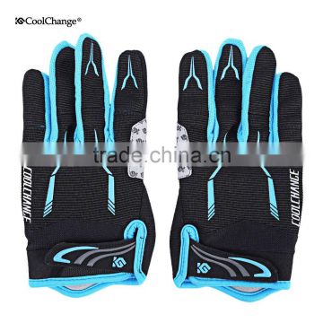 CoolChange Pair of Full Finger Outdoor Bicycle Breathable Protective Cycling Gloves Outdoor Sports Golves