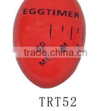 Different Colors Plastic Egg Shape Mechanical Timer/Countdown kitchen timer