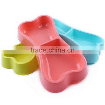 2 case bone shaped dog bowl