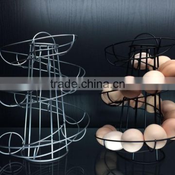 Handcraft factory wholesales chic Stainless steel egg rack