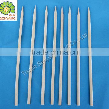 Long round meat wholesale bbq bamboo food skewer