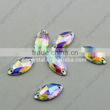 crystal flat back sew-on mirror glass rhinestone for clothes