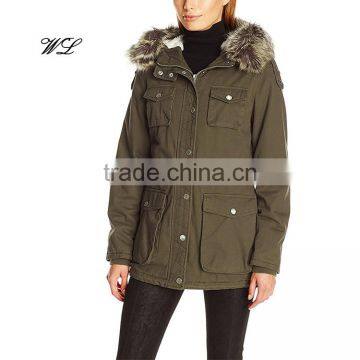 China OEM laies winter coat fancy winter coat custom woman jacket