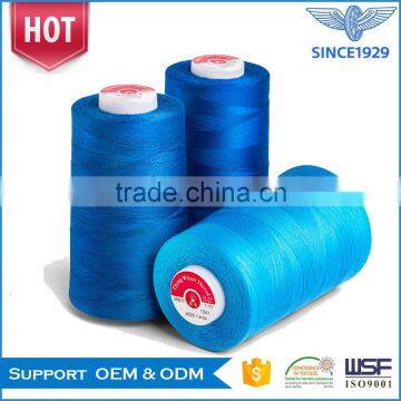 Manufacture 40/2 100% core spun polyester sewing thread