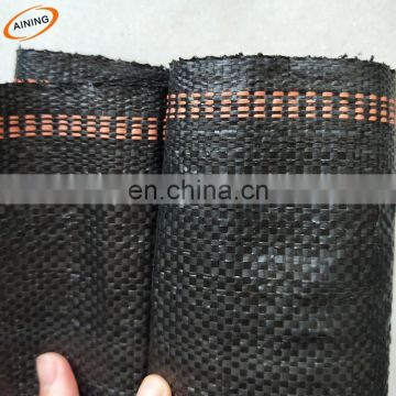 Plastic weed mats cover PP woven laminated fabric mulch