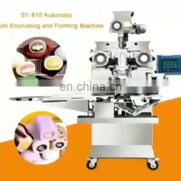 Professional PLC Control Three Color Mochi Ice Cream Encrusting Machine