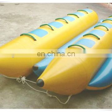 2016 Latest cheap fiberglass fishing boats, fishing vessel for sale, PVC inflatable banana rowing boat
