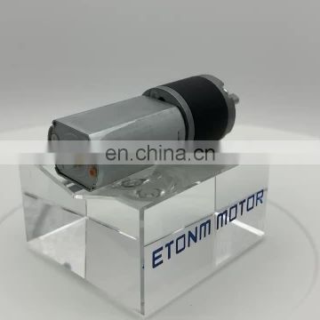 12v 20rpm dc gear motor with 22mm planetary gearbox low noise for sensor dustbin
