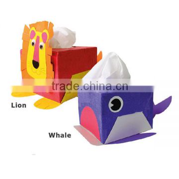 DIY Animal Paper Tissue Box 10 Pack