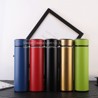 Temperature display of various colors of thermos cup and water cup