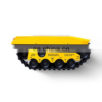 Rubber Crawler Tracked Inspection Tank Army Robot Chassis for Sale