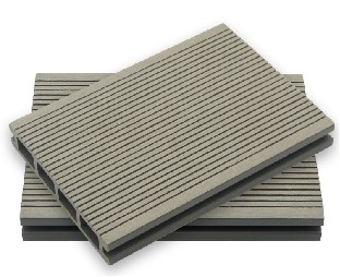 Outdoor Flooring Deep Embossed Co-Extrusion Wood Plastic Decks Tiles Composite WPC Decking