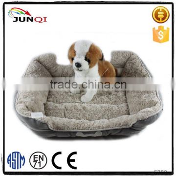 plush removable inner cushion round dog bed hot sale