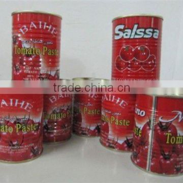 Powerseller!210g*48tins/ctn canned tomato paste,Normal lid