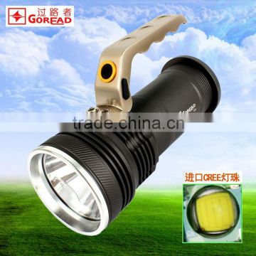 GOREAD Y77 High bright black aluminum rechargeable LED R5 flashlight 3 mode 3W search products